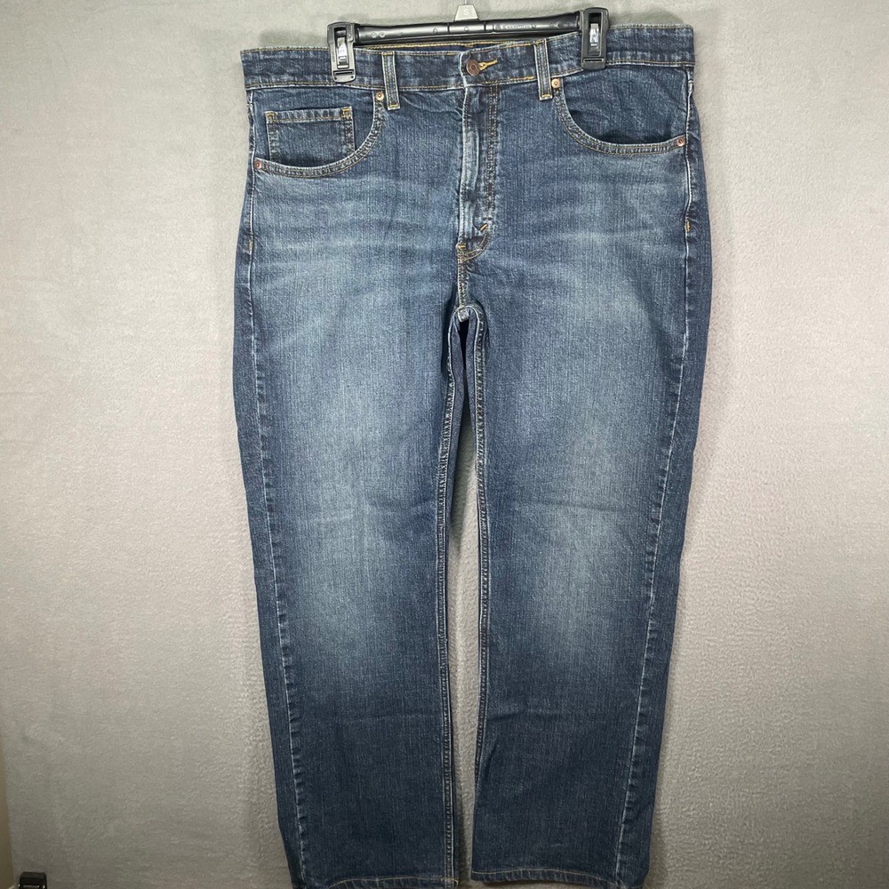 Signature by Levi Strauss Men's 38x32 Relaxed Fit Blue Denim Jeans Classic